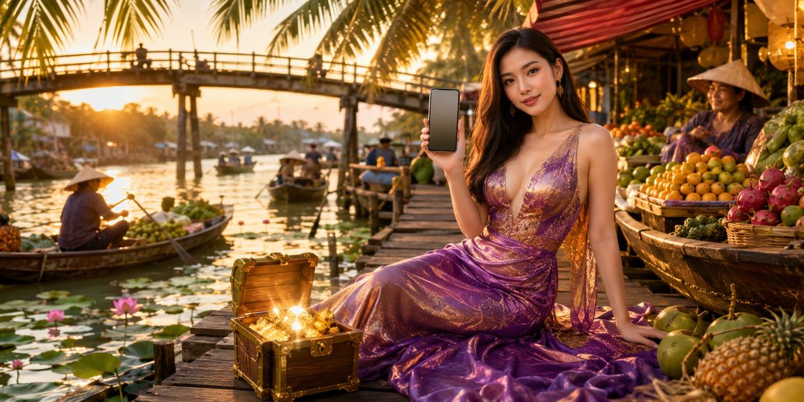 Người dùng Việt Nam sử dụng điện thoại truy cập casino trực tuyến tại vùng Mekong