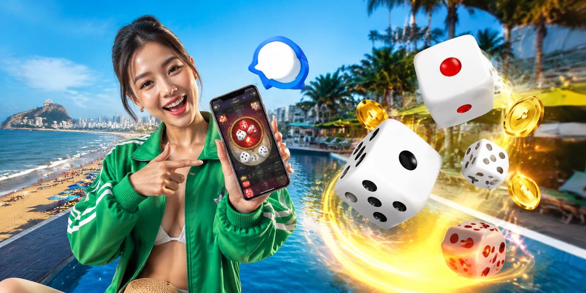 Người chơi tài xỉu trực tuyến trên điện thoại tại bãi biển Vũng Tàu